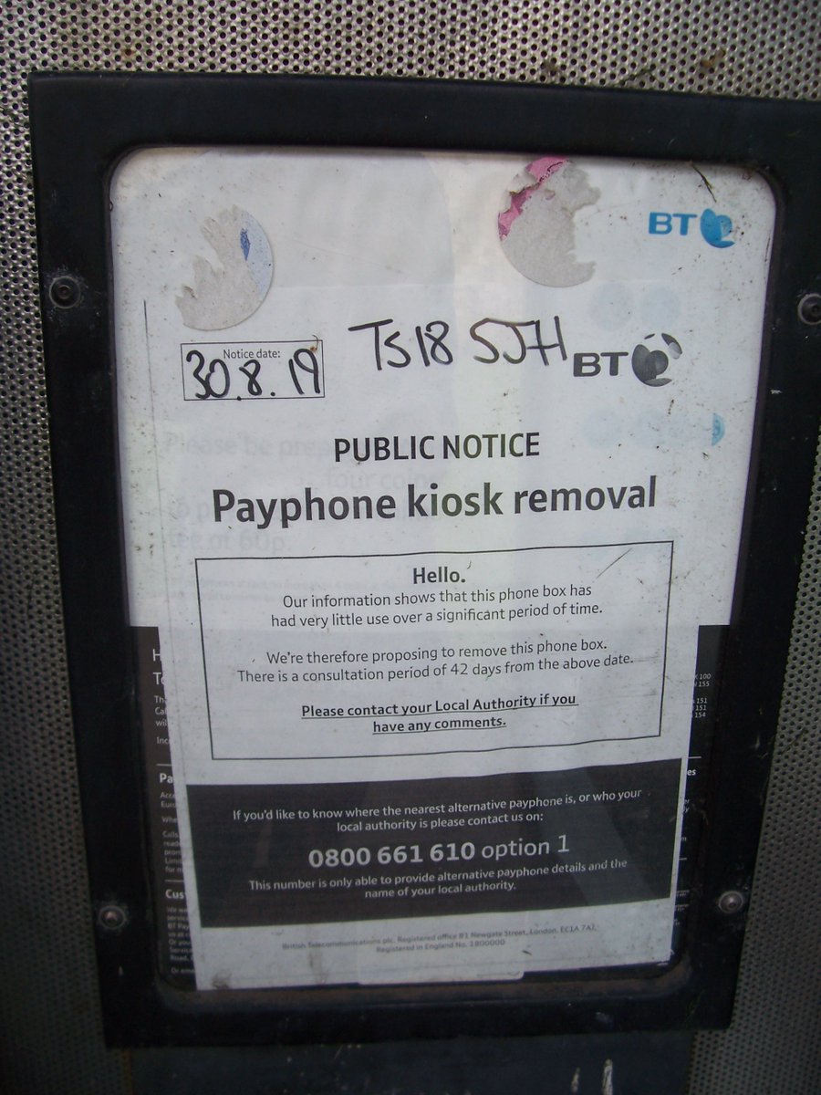 4/7 Looks like I was I was in the nick of time... even though that phone box obviously isn't the red telephone box that was there in the 1970s, it seems there soon won't be a phone box there at all.