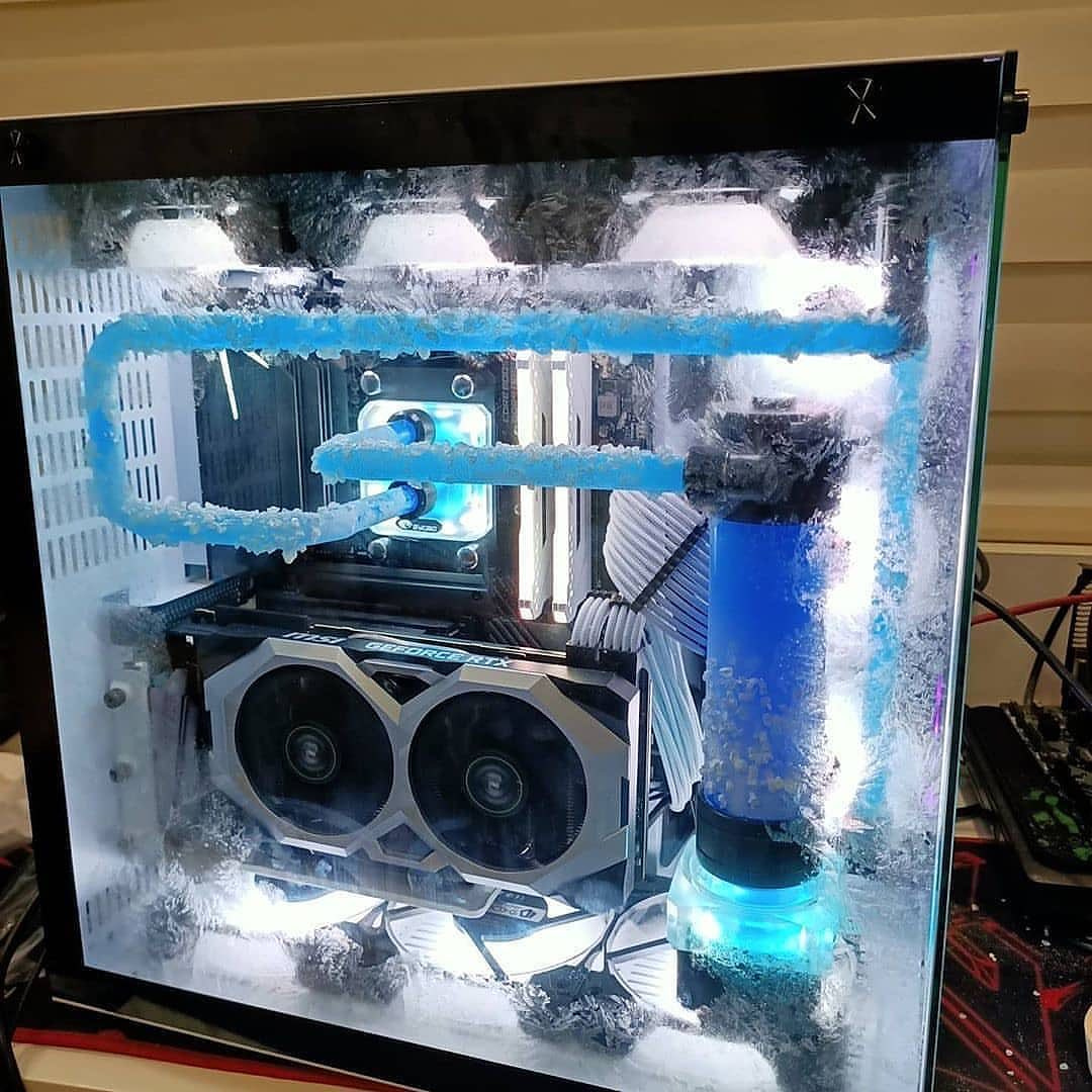 Subzero water cooling is the new PC meta.