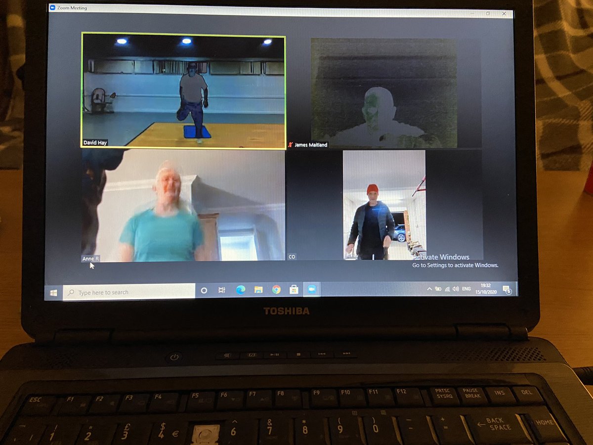 Good Evening everyone just completed my first zoom PT class with Lcpl Hay and the CO plus the RAWO well done Lcpl Hay not the best picture <a href="/atu_scotland/">ATU (Sc)</a> #challenge