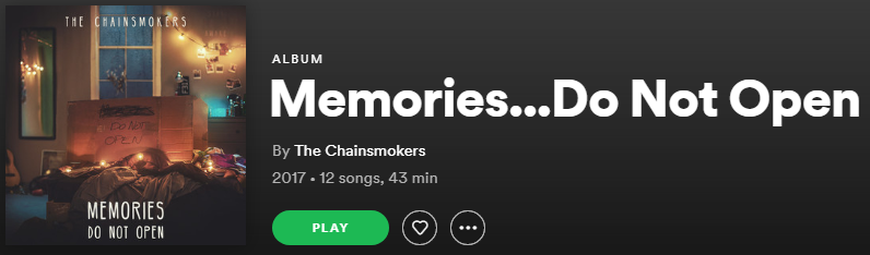 #20 - Paris - The ChainsmokersFinal one, it's unfortunate that I was so unbelievably stupid and didn't see the "for every like" part. I do like every song in this thread though :D