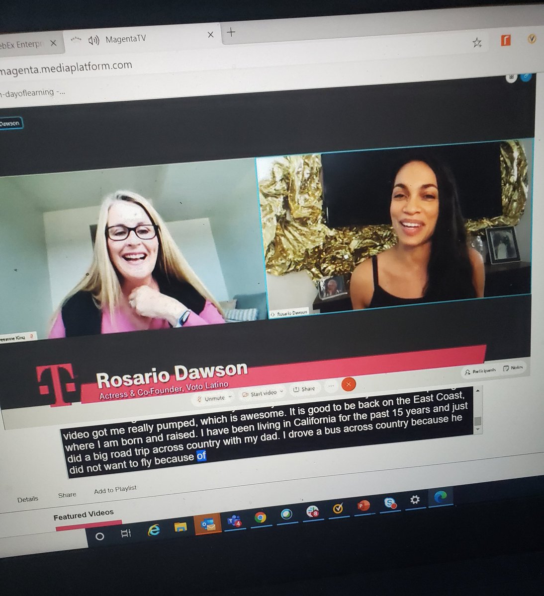 Hispanic Heritage Month <a href="/rosariodawson/">Rosario Dawson</a> <a href="/TMobile/">T-Mobile</a> @TMobileNews