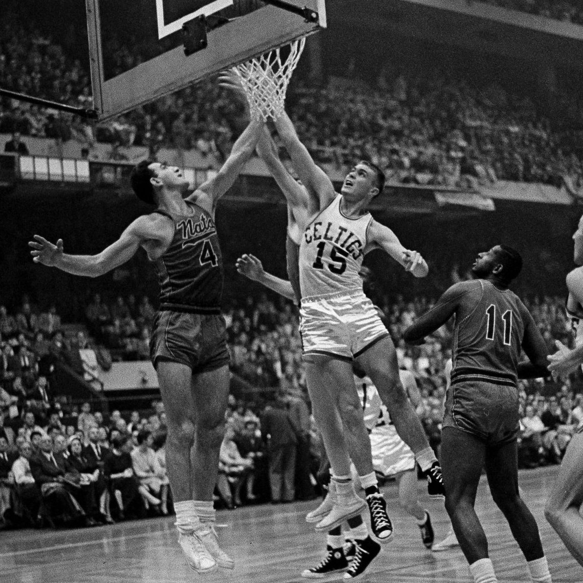 Like Bird, Schayes was an underrated defender:DWS/48: .078 Schayes.082 BirdSchayes anchored Nats' D, which was typically 2nd in NBA (Behind Mikan's Lakers in early 1950s; Russell's Celtics, 1957-on).In 1955, Schayes led in DWS and would have been DPOY that year, in IMO.