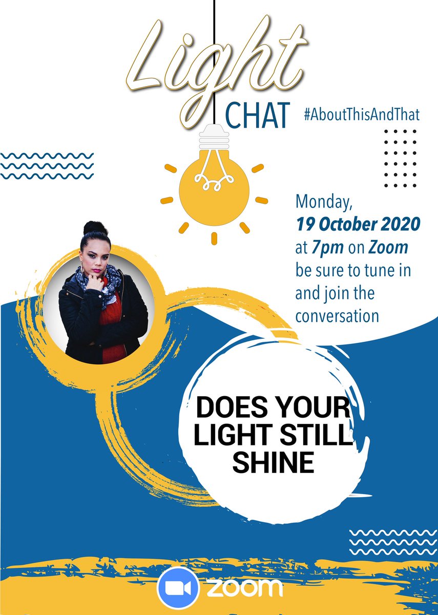 AliciaPienaar's tweet photo. Do you know someone who doesnt know your name? How have you impacted them? Join us Monday as we hear how you have changed someone's life without knowing you did #Lightchat #DoesYourLightStillShine https://t.co/kZKF9bWBHq