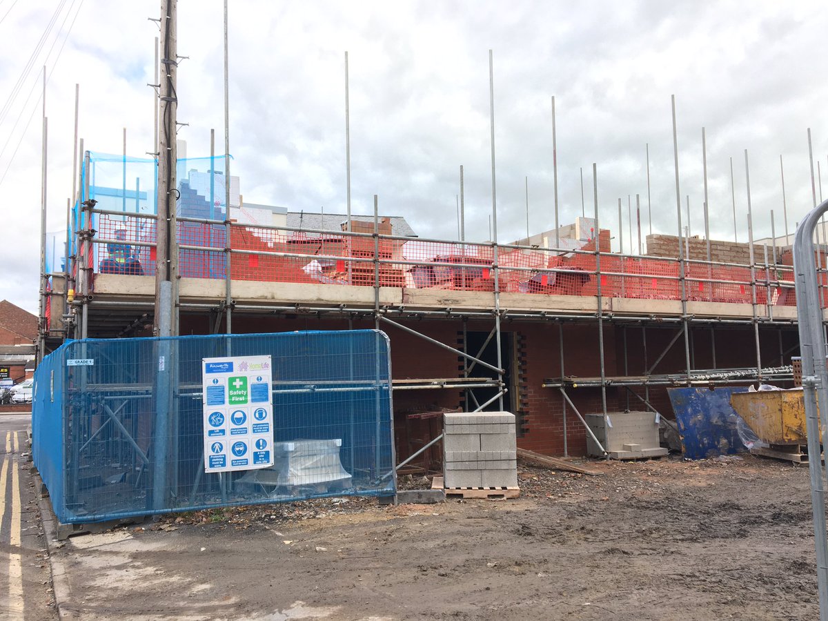 GemmaShepherdMS's tweet photo. Escaped WFH today with a visit to our fab @OpenDoor_SK , so good to see the doors open! And a sneaky viewing of @MakingSpaceUK’s latest building site with @homelifeuk. We keep moving forwards 👏🏻 https://t.co/qixZ7uzRvw