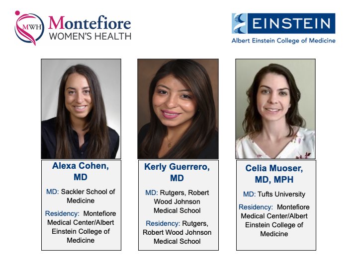 We are thrilled to welcome Dr. Cohen, Dr. Guerrero and Dr. Muoser to our @MontefioreNYC #MFM family!!

#FellowshipMatch
#MFMTwitter
@PBernsteinMD @ChaviKar @MySMFM