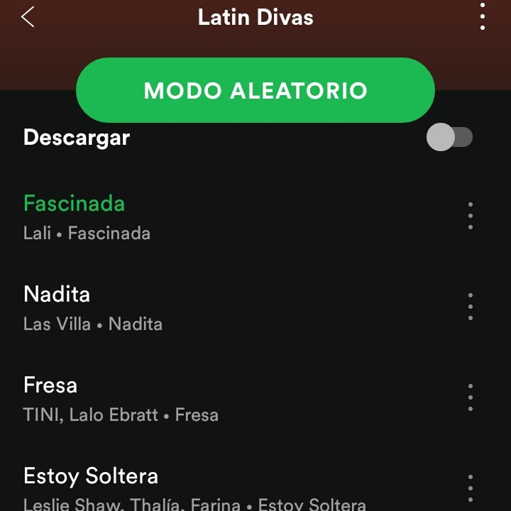 _CriaDaFavela_'s tweet photo. FASCINADA de @lalioficial SE ENCUENTRA EN PRIMERA POSICIÓN EN LA LISTA #LatinDivas de @Spotify 💜😍 https://t.co/E8Sh0fanoY