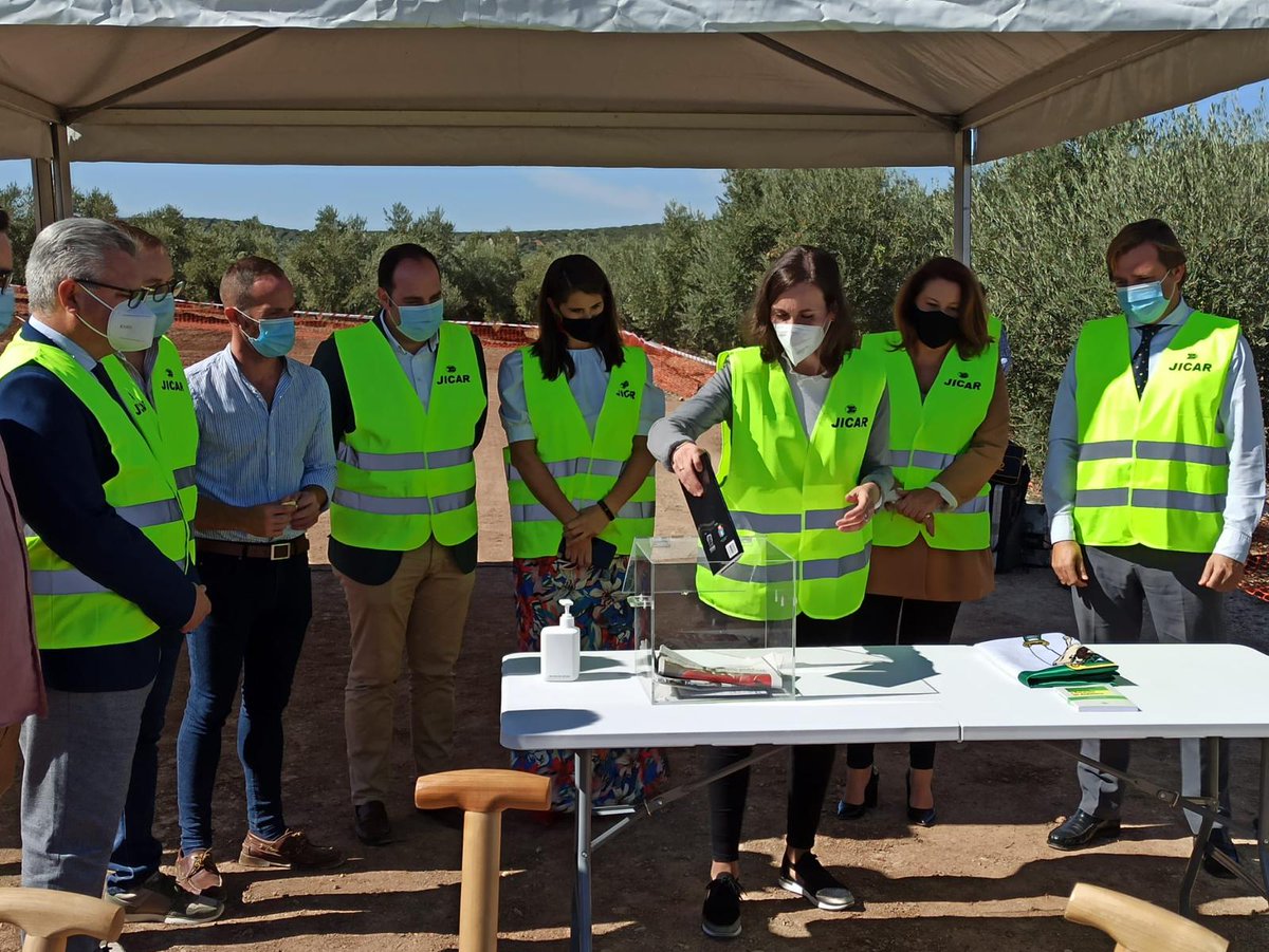 El presidente de Emproacsa, @Morales_Esteban, asiste al inicio de las obras de la depuradora de #Monturque. <a href="/aguasdecordoba/">Aguas de Córdoba</a>