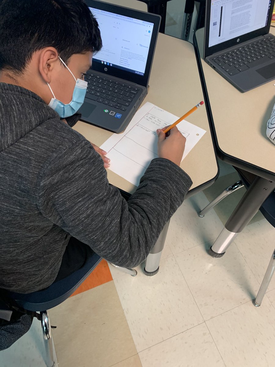 My students were struggling with the idea of annotating digital texts, so we are trying a new strategy. Graphic organizers for the win! <a href="/CISDWalker/">Walker ES</a>