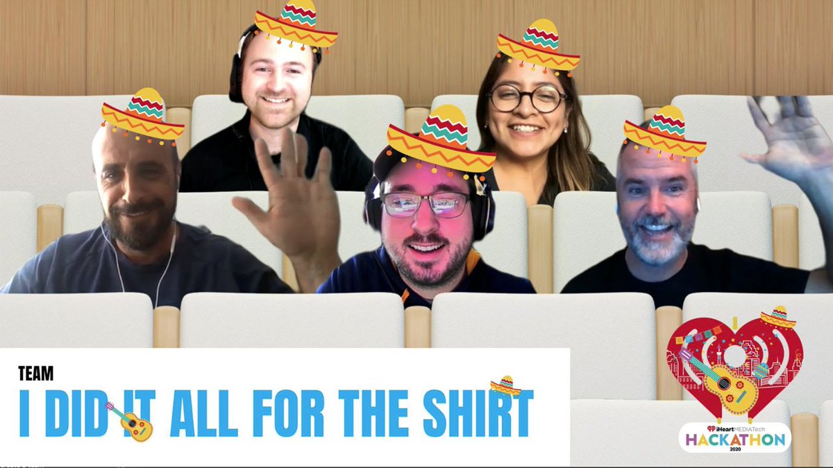 iHeartMediaTech's tweet photo. Well we know where their priorities lie... #ihmhackathon https://t.co/L2qKTwjTbv