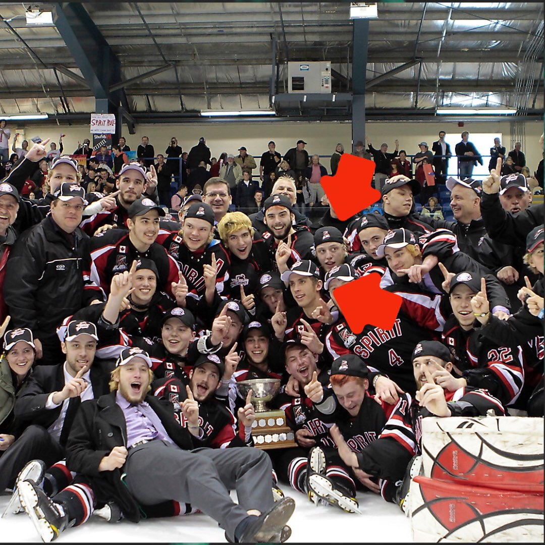 #tbt Co-Founders @drakecaggiula and <a href="/robertpowers21/">Robert Powers</a> won an <a href="/OJHLOfficial/">OJHL</a> title back in 2012 with <a href="/SpiritJrA/">Stouffville Spirit</a>
