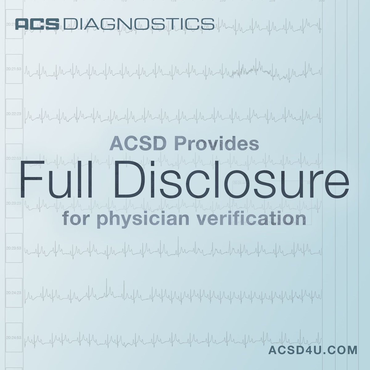 AcsDiagnostics's tweet photo. Why is ACS Diagnostics unique? In our IDTF lab, we record, transmit and review every patient heart beat.

ACSD wants to help you provide excellence in patient care! 

#cardiology #holtermonitor #telemedicine #ecg #heartmonitoring #physicians #patientcare #ekg #fulldisclosure https://t.co/1JrNGvKsxx