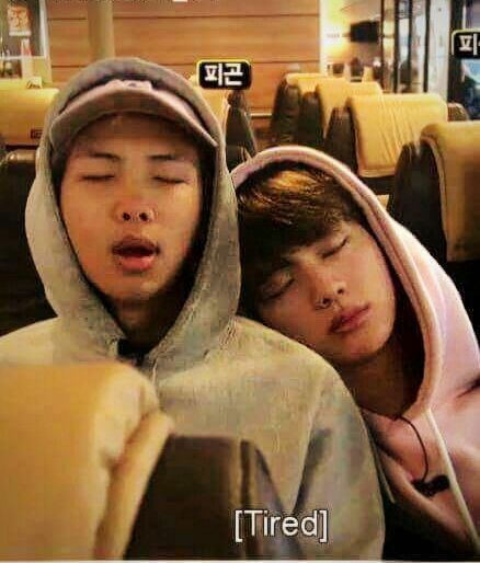 Always give your seokjin a shoulder to sleep on