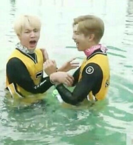 Always comfort your seokjin when he gets scared of cute sea animals