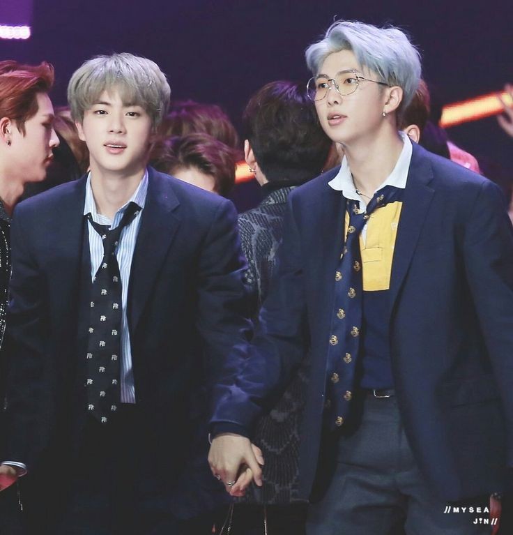 Never forget to hold hands with your seokjin