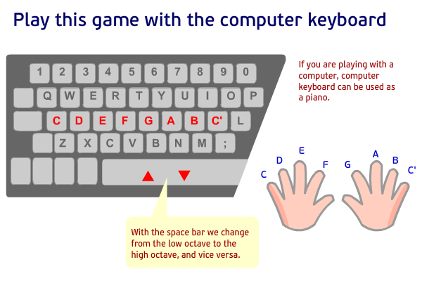 Now if you are using a computer, you can play our #MusicEducation game "Catch the notes" using the computer keyboard like a piano. Go to didacmusic.com/const2/03catch…