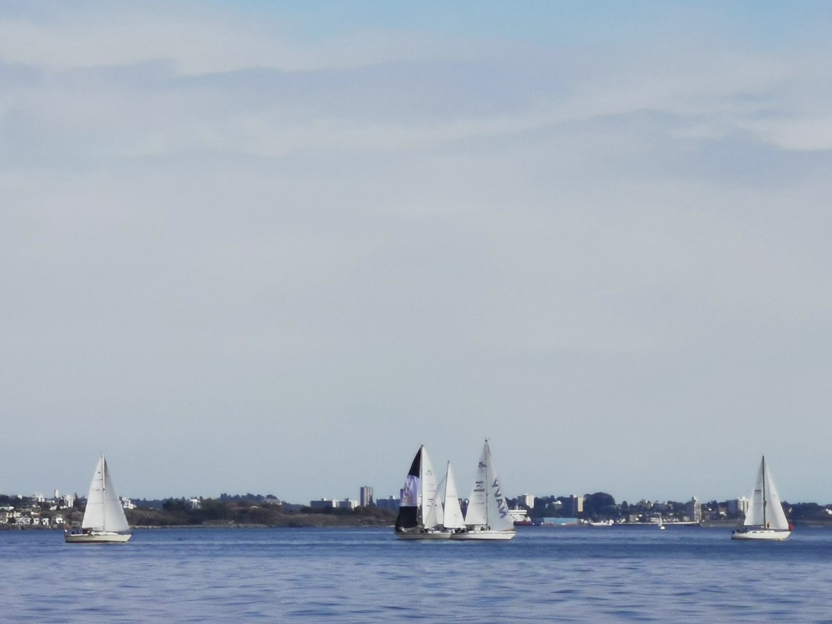 Getting excited about #cascadianconvoy race! Boats have been getting lots of practice! You can follow the race on <a href="/KWINDOO/">KWINDOO</a>  viewing app and if you're participating - download the tracking app #yyjsailing #rcnsails