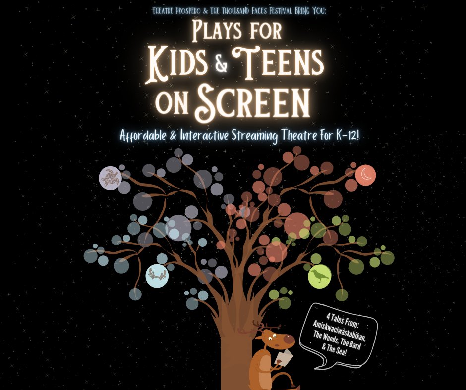 CALLING ALL ALBERTA TEACHERS! Bring Affordable &amp; Interactive Virtual Theatre to your students this school year! We are offering 4 Affordable &amp; Diverse Livestream Plays starting in November! 

Visit theatreprospero.ca/schools to learn more! 

#Yeg #yegarts #yegtheatre #EBSB #ECSB