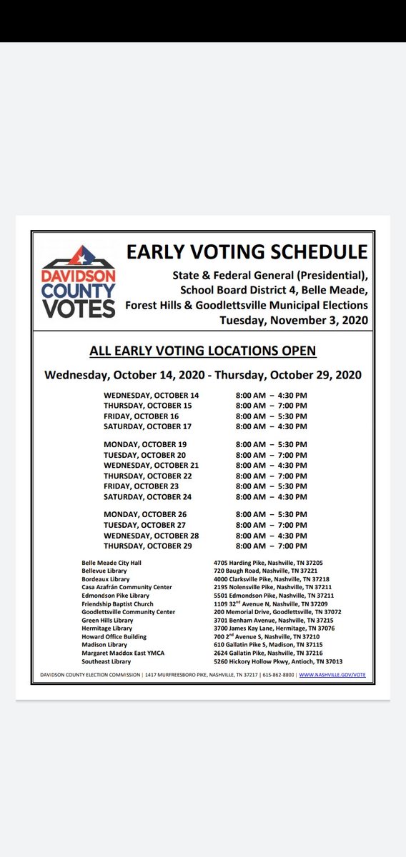 induruvik's tweet photo. #IVotedEarly at Friendship Baptist Church. Just under 22 minutes from standing in line to walking out. Find your early voting site and go vote! 
https://t.co/7kCJOncF2t

@VUMChealth @VUMCMedicineRes @VUMCGME https://t.co/9SDGPj7BHO