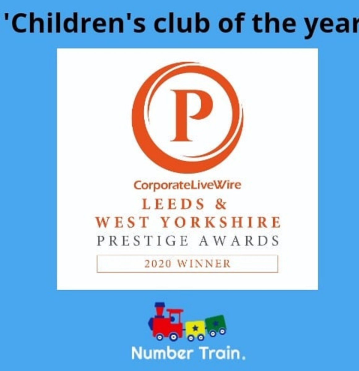 Cheeky little trip to the gorgeous <a href="/hazlewoodcastle/">Danielle Everett</a> this afternoon for the @LiveWireCorp awards.  Sadly (well fortunately really 😉😂), my two little assistants were in school so I had to go alone in the end! 🚂
Thanks to everyone for continuing to recommend #numbertrain