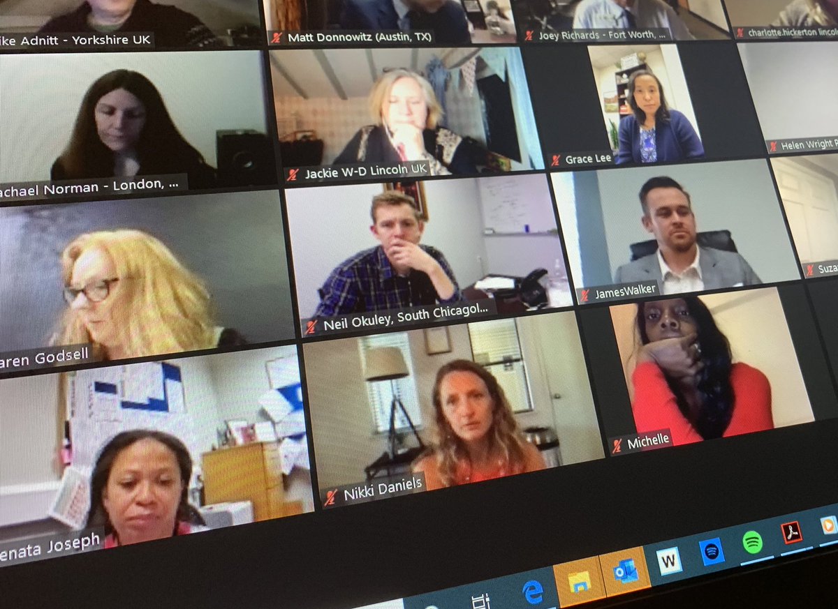 mrawolfe's tweet photo. Beautiful, humbling international diversity network tonight with @CofE_EduLead leaders from 🏴󠁧󠁢󠁥󠁮󠁧󠁿 and inspirational leaders from across 🇺🇸 😎

We are striving together with a deep collective ambition to improve diversity and inclusion. 

A journey we can only take together. https://t.co/tEbMFRj5Ut