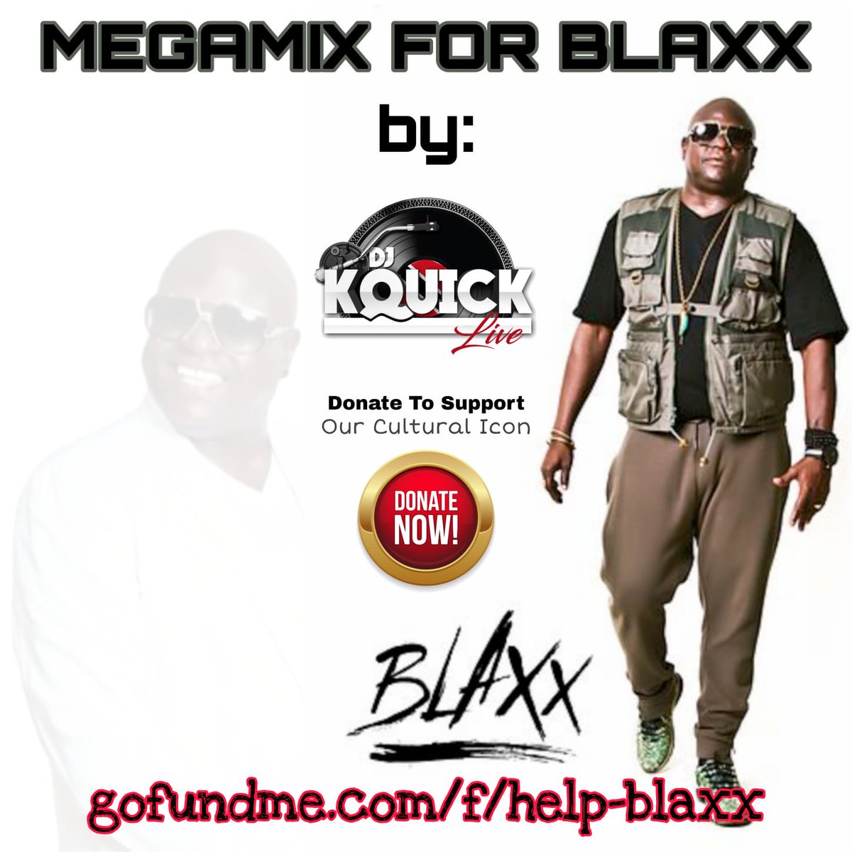 BashmentMondays's tweet photo. MEGAMIX FOR BLAXX BY DjKquickLive (SOCA MIX)
DONATE NOW➡️ https://t.co/P6AOK6weqz
#megamixforblaxx #djkquicklive #dexterstewart #SocaKingdom #blaxx
#skinnyfabulos #peterram #konshens #kingbubba
YOUTUBE➡️ https://t.co/rVQTO5Uzxh
MIXCLOUD➡️ https://t.co/SGl34ozG9B https://t.co/clvMrH4Uim