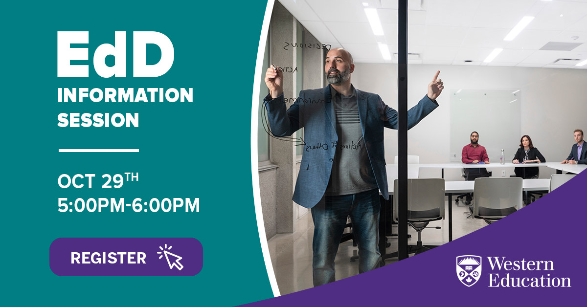 westernuEdu's tweet photo. Recruiting @westernuEdu is hosting an online information session about our Doctor of Education program on Thursday, Oct. 29 from 5 - 6 p.m., eastern time. Learn more about our different fields of study. Register today:  https://t.co/84HkoNmTUM #westernu #ldnont https://t.co/P0oSbqA8F4