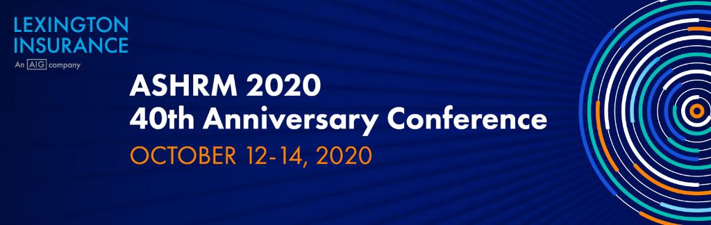 Lexington Healthcare is participating at the 40th Anniversary ASHRM conference on October 12-14.  We look forward to seeing our surplus lines brokers, albeit virtually, during the event to discuss cutting-edge topics in health care risk management. 1.lextogo.com/3nUESeN #ASHRM