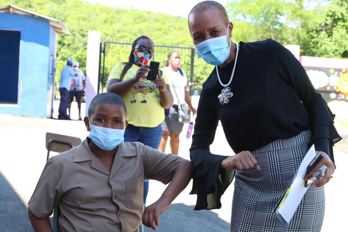 elearningja's tweet photo. Today Minster of Education, Youth and Information Hon. Fayval Williams along with e-Learning Jamaica distributed tablets to students of both Barrett Town Primary and John's Hall Primary Schools.
#tabletsforstudents
@moe_jamaica
@MSETGovJM https://t.co/cXtDLmyXtq