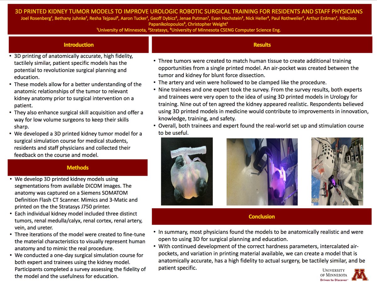 UMN Urology (@umnurology) on Twitter photo Great work being presented at #NCSAUA20 by stellar med student and future urologist <a href="/JoelRosenberg09/">Joel Rosenberg</a> on 3D printed kidneys for surgical training <a href="/cjweight/">Chris Weight</a> <a href="/reshatej/">Resha Tejpaul</a> Great work being presented at #NCSAUA20 by stellar med student and future urologist <a href="/JoelRosenberg09/">Joel Rosenberg</a> on 3D printed kidneys for surgical training <a href="/cjweight/">Chris Weight</a> <a href="/reshatej/">Resha Tejpaul</a>