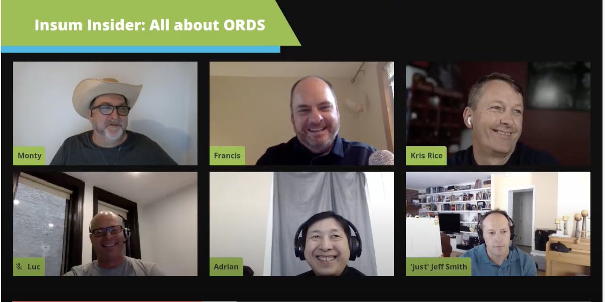 mskamene's tweet photo. We had an awesome time on #InsumInsider today. Lots of great questions about #ords, but the one on everybody's mind that simply had to be asked was: @krisrice, what sort of webcam are you using??  #QuestionOfTheDay

--> https://t.co/qDXPqYGj8U https://t.co/95oJrSRkSh