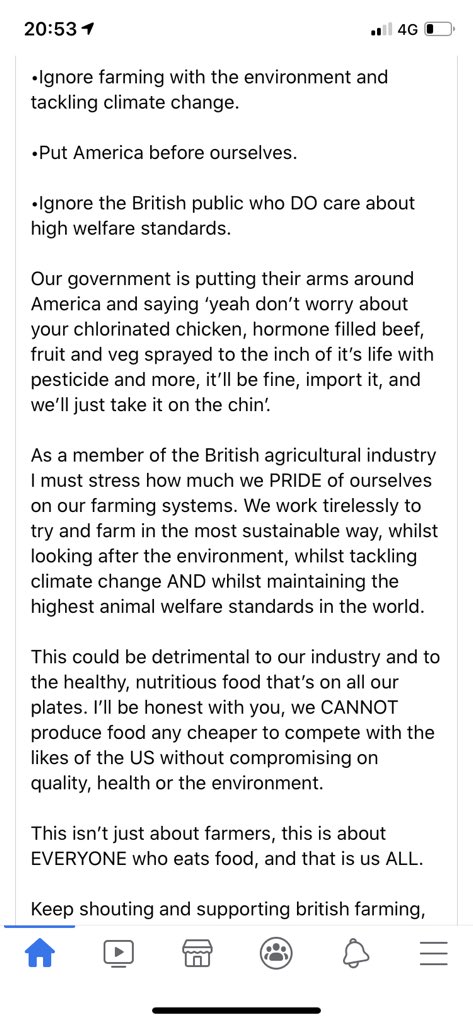 georgebrowne123's tweet photo. This passage is now bing widely circulated around the farming community, and I agree with it 100%...

But does anyone have any tips on how to not just shout “WE DID F**KING WARN YOU” at half of all the people sharing it? 😫

#AgricultureBill #brexitshambles #farminguk https://t.co/AUyhdAc3i9