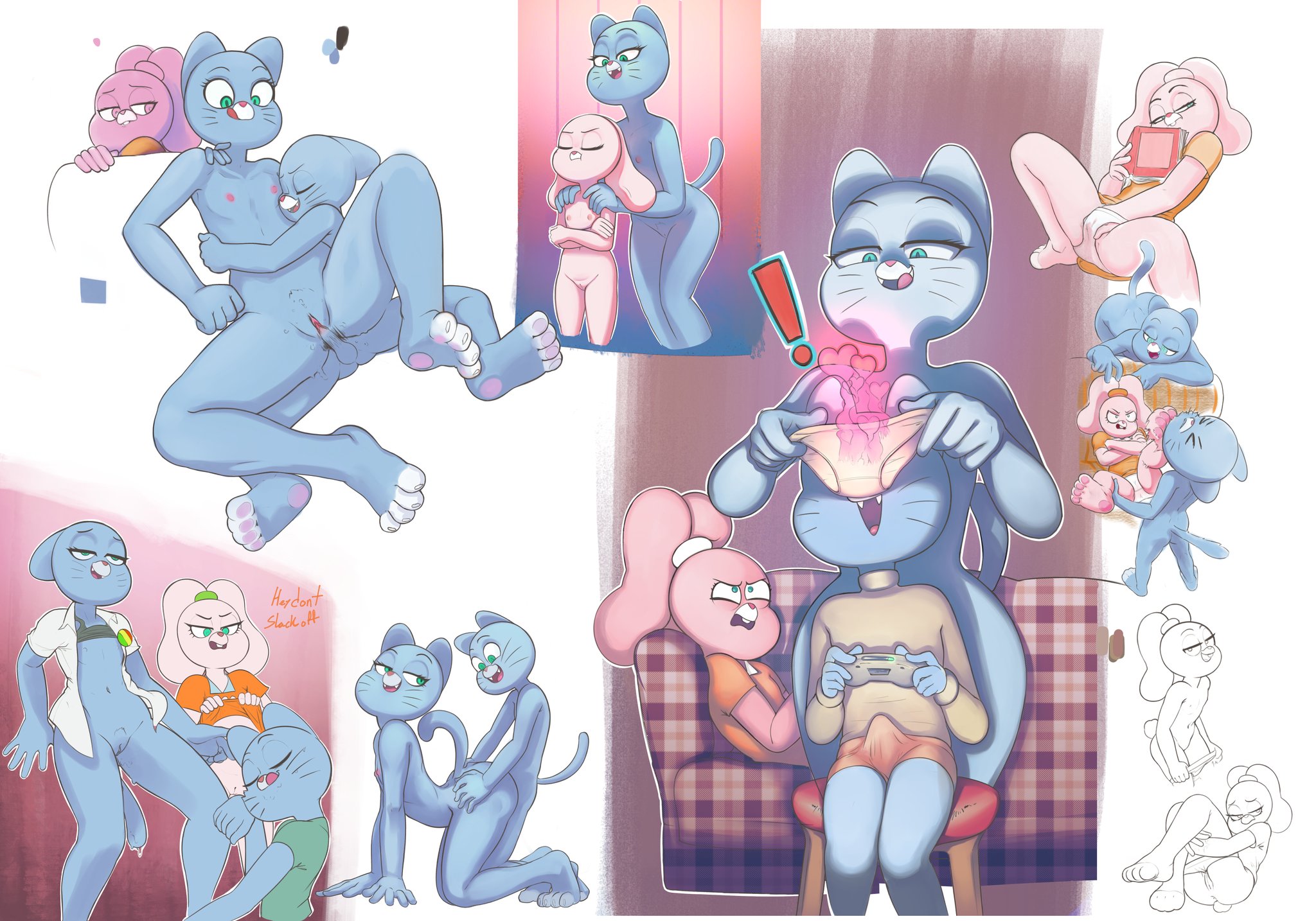 “Anais is like wtf mom and gumball but we all know she actually likes it do...