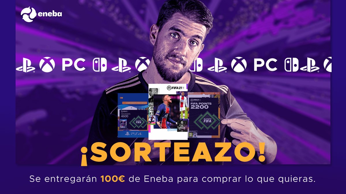 MiKeL (@miikelmst) on Twitter photo ¡SORTEO de una tarjeta de 100€! 🔥🔥
Para participar simplemente:
1️⃣ Sigue a la cuenta de <a href="/eneba_es/">Eneba en Español</a> y a la mía
2️⃣ Haz Retweet a este tuit
Válido para todo el mundo (España y Latam) 🌍🌎 ¡SORTEO de una tarjeta de 100€! 🔥🔥
Para participar simplemente:
1️⃣ Sigue a la cuenta de <a href="/eneba_es/">Eneba en Español</a> y a la mía
2️⃣ Haz Retweet a este tuit
Válido para todo el mundo (España y Latam) 🌍🌎