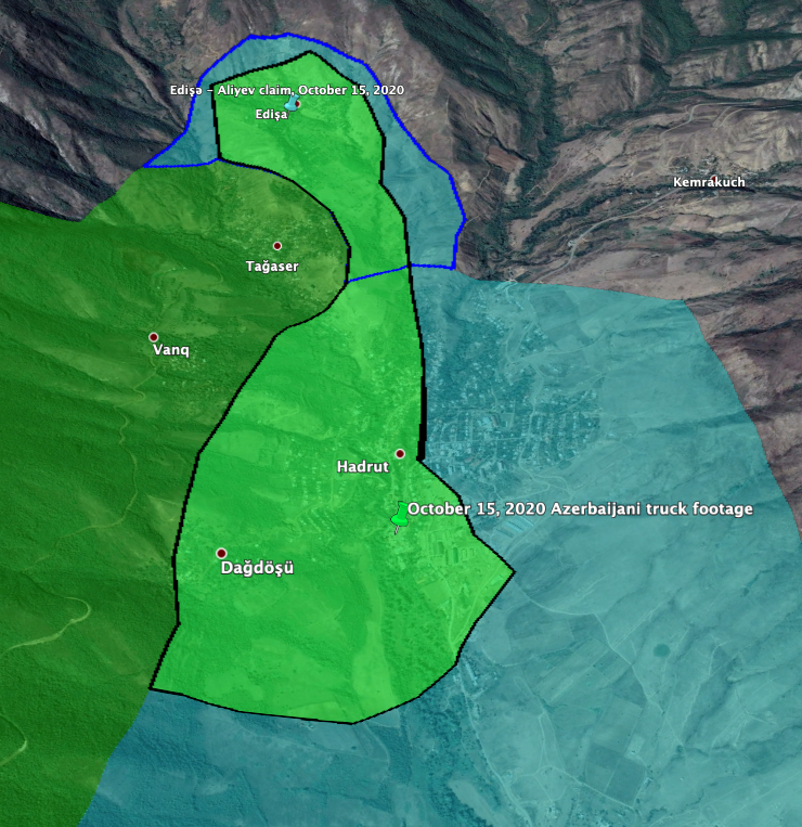 Seems Azerbaijani troops entered at least parts of Hadrut, and are managing to get vehicles into the town. Doesn't sound like there's still heavy fighting going on either  https://twitter.com/Caucasuswar/status/1316827290051981312