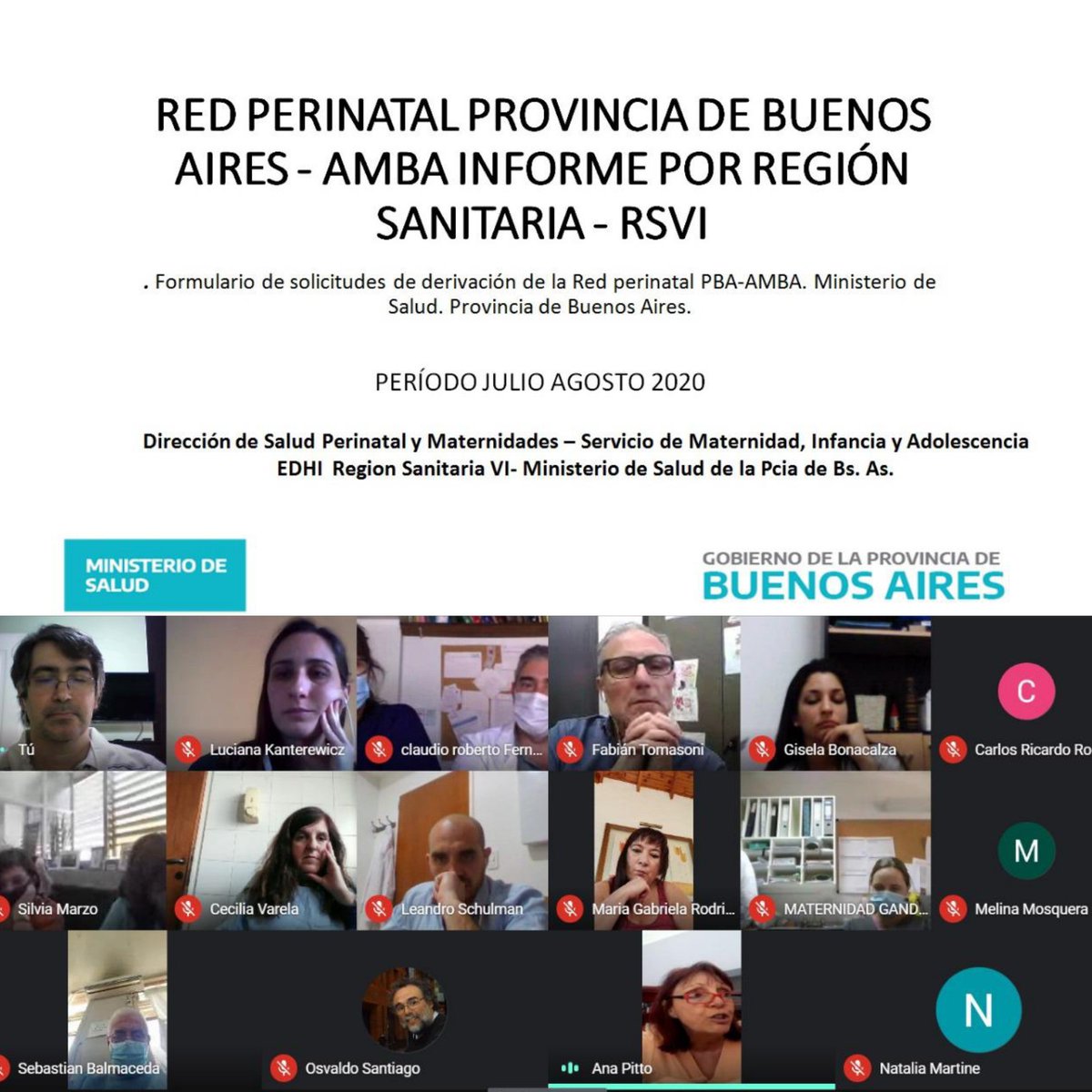 RegSanVI's tweet photo. #RedPerinatal
🖥️ #ReunionOnline con Jefes de Obstetricia de los centros de salud.
💬 Organizada por el Serv. de Maternidad, Infancia y Adol. de la @RegSanVI y la Dir. Prov. Perinatal y de las Maternidades
🗣️ #Temas: derivaciones Obstetricas, Sifilis Congénita, rrhh e insumos https://t.co/kYrYxOeHwh