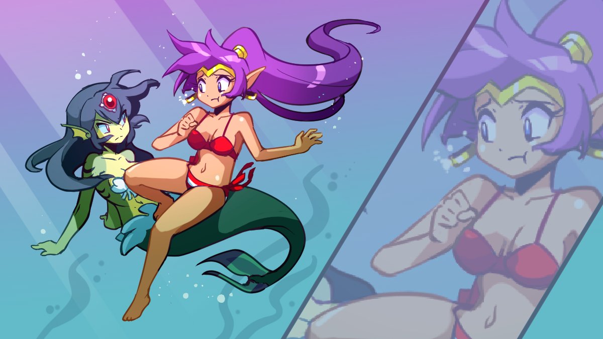 #Shantae. #swimsuit. #cutegirltober. again! 