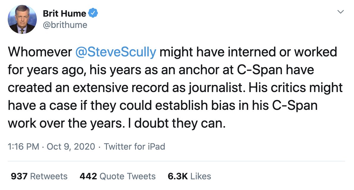 Steve Scully just admitted he was not hacked and he lied. Let's take a walk down memory lane of all the blue checks who carried water for him...