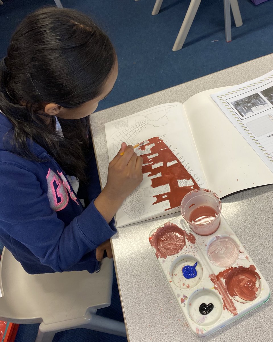 Our Harry Kingsley inspired paintings are coming along quite nicely! We’ve had to be really careful with our paint brushes and we still need to add some of the finer details. #art #Year6 #beingcreative