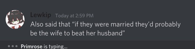 TW: ABUSE they also said they would be the type to “beat their husband” and they “love to watch people suffer”. they called themselves a non-sexual sadist. (the quote is from direct someone else!!)