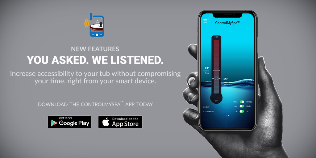 BalboaWater's tweet photo. Increase accessibility to your tub without compromising your time, right from your smart device. All NEW features to monitor & control your tub unlike any other product on the market today. #smart #technology #makelifeflow
Visit: https://t.co/nluTGuByOI https://t.co/wdIh7xuWaz