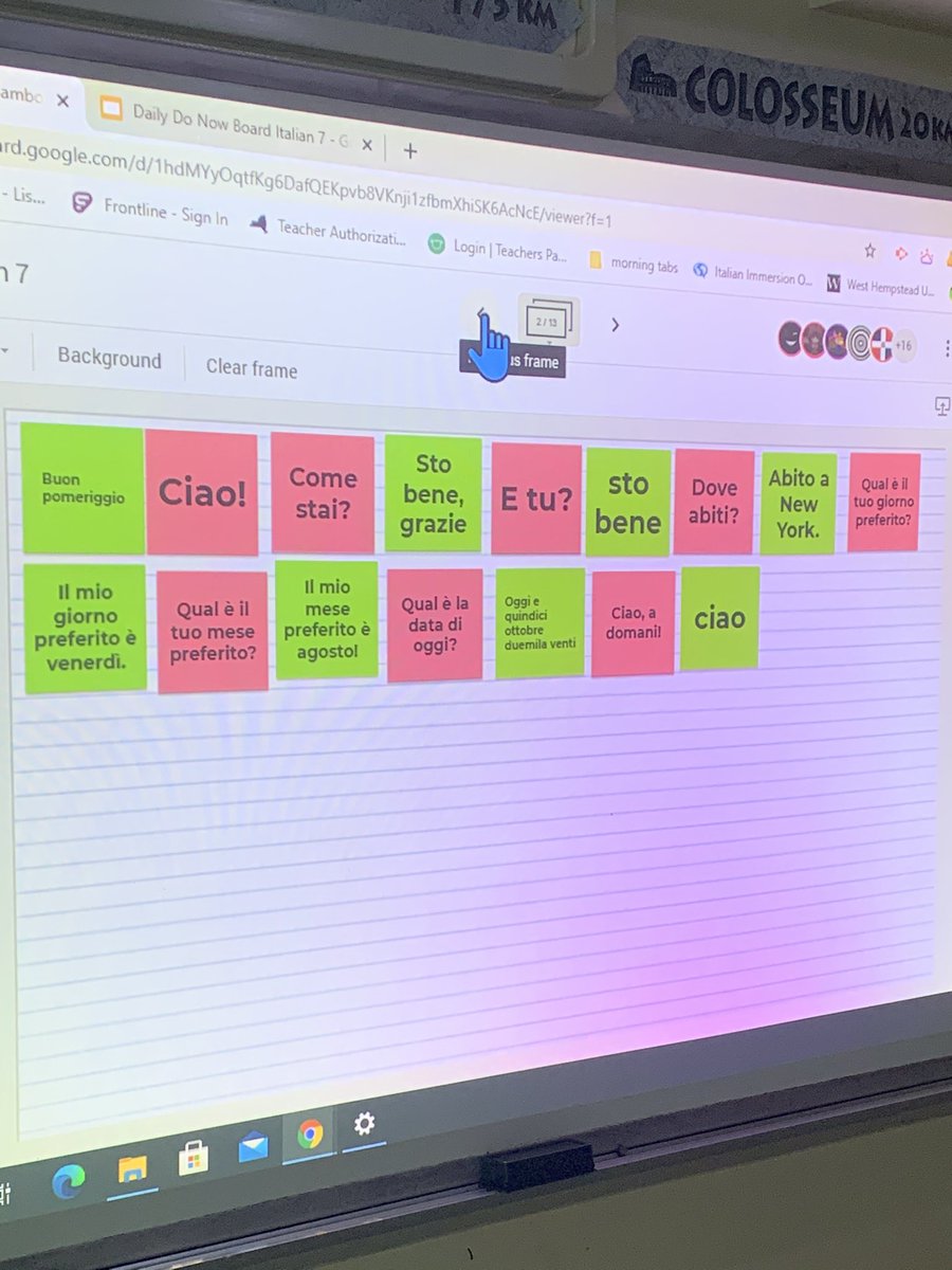 CSpallino715's tweet photo. Used @jamboard today! Ss worked together (remote &amp; in class) to create dialogues in the target language using sticky notes! They loved it and it was a great way to assess their knowledge so far! @WH_MSRAMS @WHHumanities @WhufsdRams #newassessment https://t.co/gI5SaCvp2C