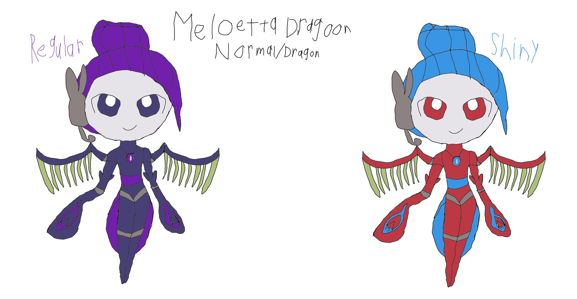 Storm Starshine on X: A set of Shiny Meloetta forms that I