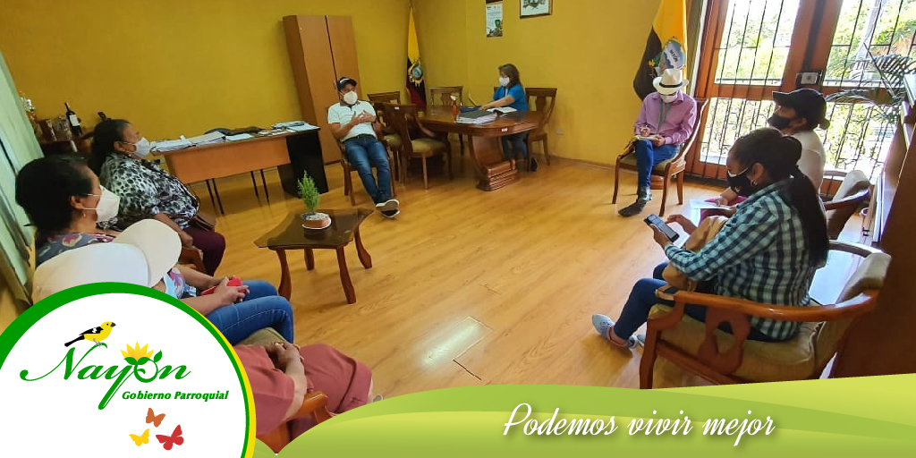 El #GADNayón informa que se tuvo la visita de las integrantes del Mercado de #Nayón, para iniciar el proceso de reapertura y los respectivos trámites para contar en el año 2021 con instalaciones de un nuevo mercado.