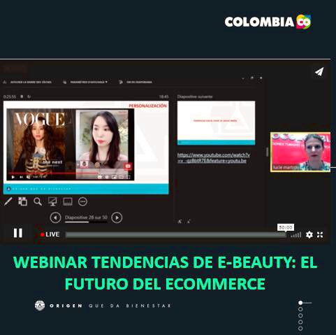 JulianaVillegas's tweet photo. #ebeauty : el mundo digital y su impulso a la #internacionalización de los #cosméticos de @Colombia . #ColombiaAUnClic es una excelente oportunidad que pone @PROCOLOMBIACO a disposición de los empresarios para llenar los marketplaces del mundo con el #origenquedabienestar https://t.co/iywdVkfaMR