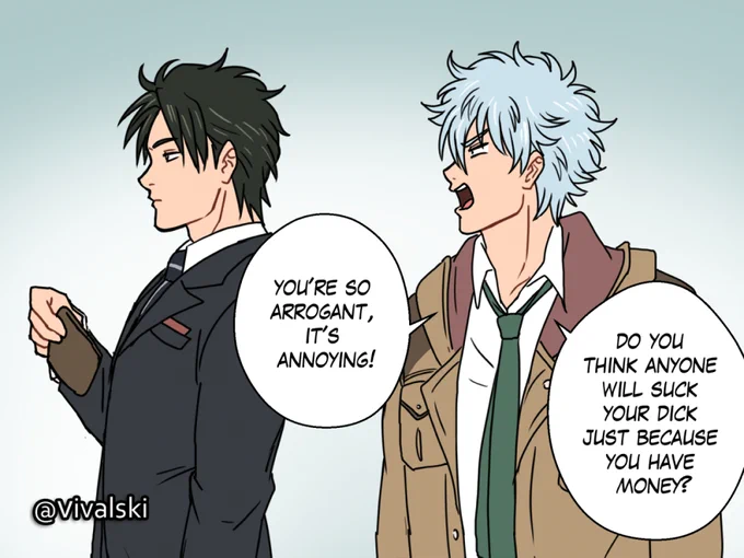 He's broke okay #銀土 