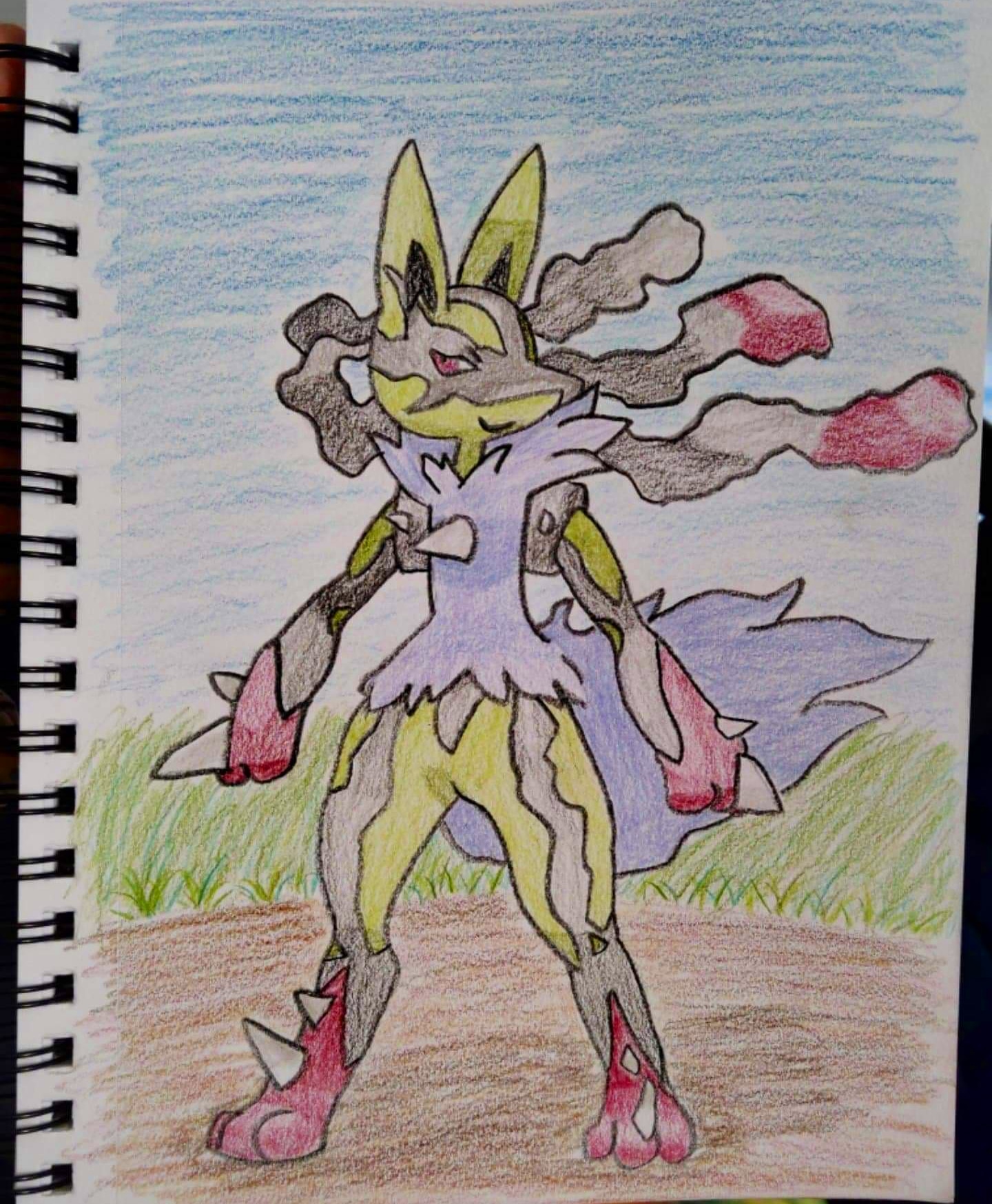 Mega Lucario Shiny  Pokemon art, Pokemon, Painting