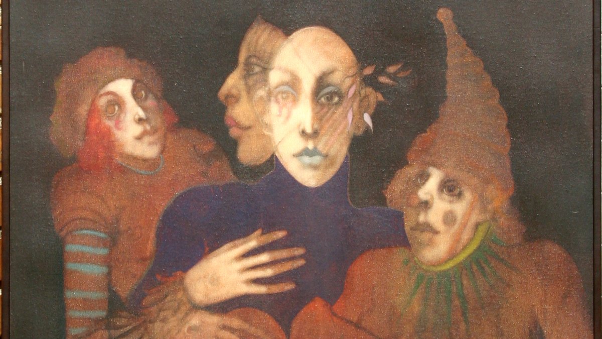 This 1974 painting by #RamonSantiago is a perfect addition to your 🧙‍♀️ #Halloween season decor or perhaps your home that is always a little #spooky 👻 inspired. At #auction this Sunday bid now or watch and bid live starting at 10am Eastern.

liveauctioneers.com/item/91311449_…