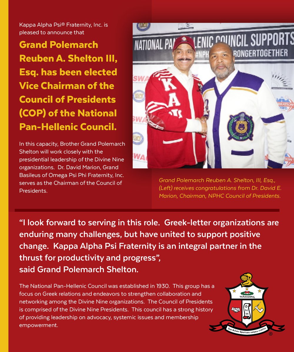 Kappa Alpha Psi® Fraternity, Inc. tweet media