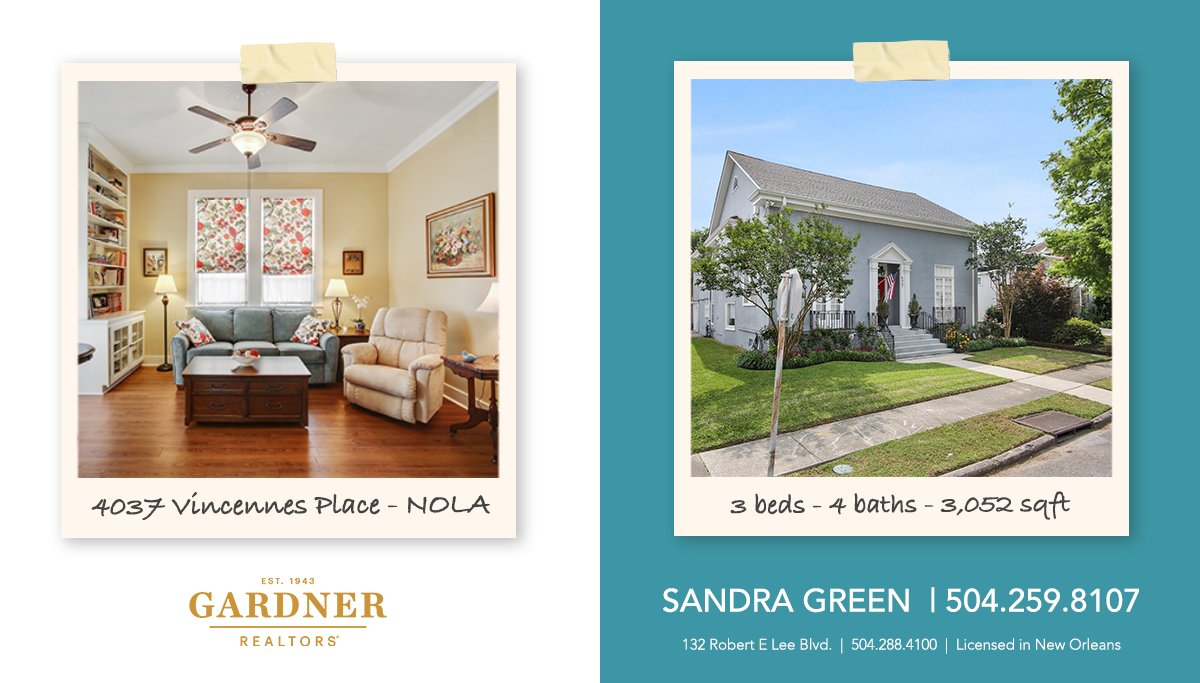 Step through the threshold onto original oak floors and into the life you love, all with a flexible floor plan. There's ample living area even space to #WFH in a possible office. 
.
.
Check out that patio and the rest of the photos at the link below: bit.ly/4037VincennesP…