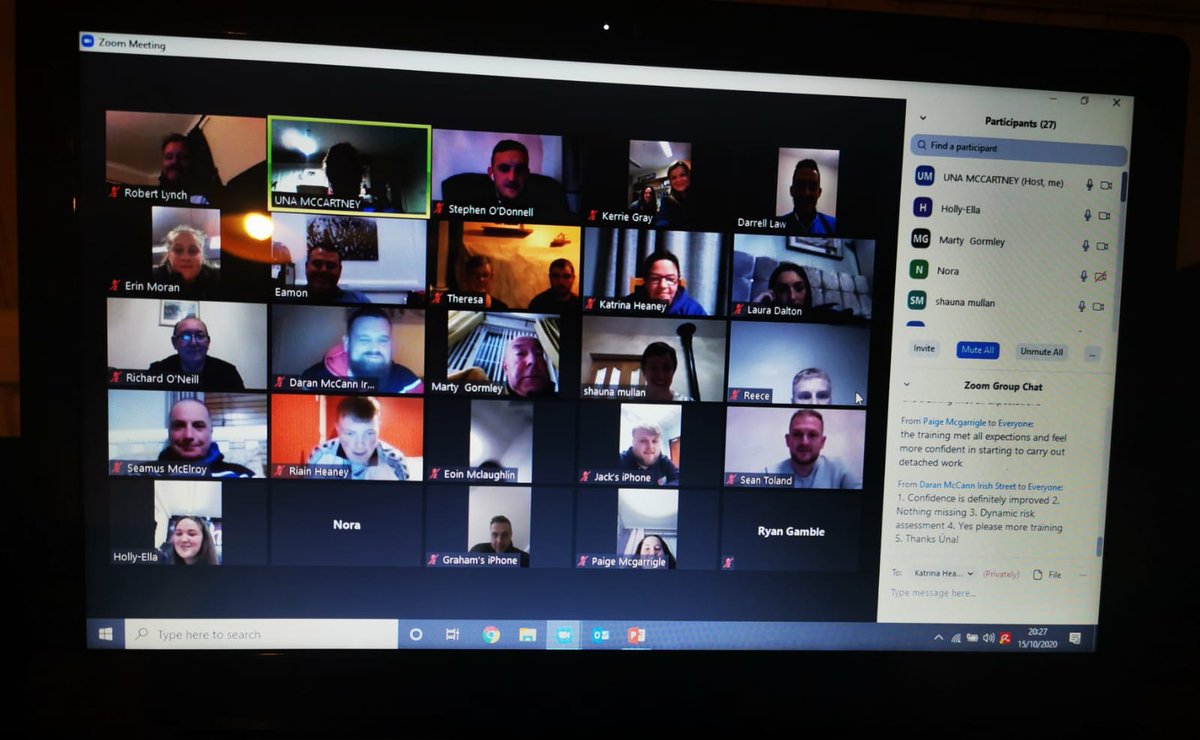 YcTower's tweet image. Youth staff from, Derry &amp;amp; Strabane  participating in Outreach &amp;amp; Detached Training using the Collaboration Model, which allows us to work cross sectorally to respond to emerging needs within communities. #partnershipworking #developingtheworkforce
@eayouthservice @YouthWorkAll